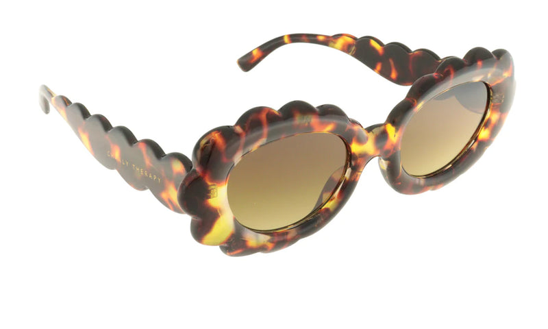 Lunettes de soleil ovales pour femmes  - Vilma Ecaille