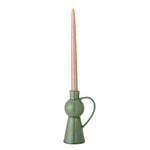 Bougeoir Fija moyen, Vert, Grès