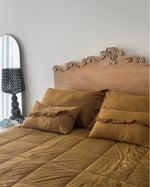 Housse de coussin 55x80 cm 2 volants - Elsa