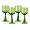 Verres à vin, Lime vert, Emeralds, x4