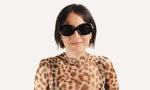 Lunettes de soleil ovales pour femmes - Vilma noir