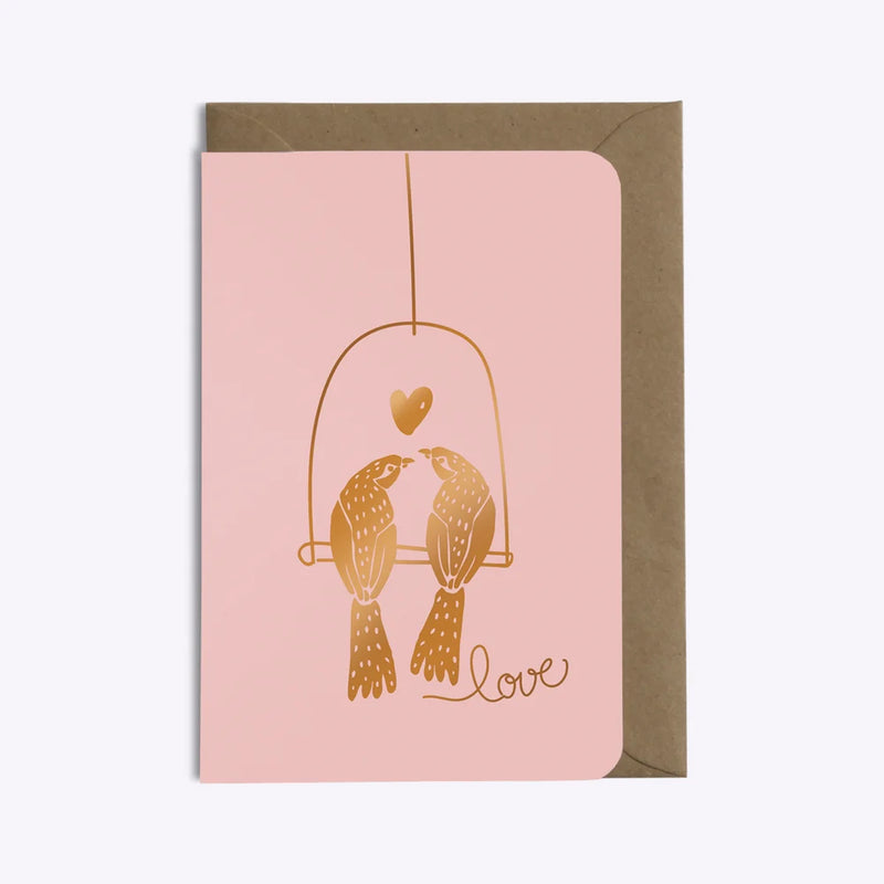 CARTE LOVE - rose
