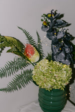 Vase Saihah, Vert, Verre