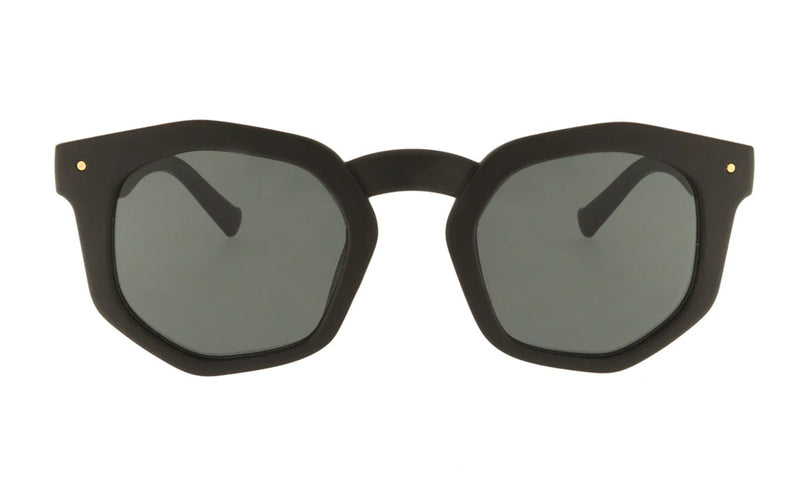 Lunettes de soleil hexagonales - Audrey Noir