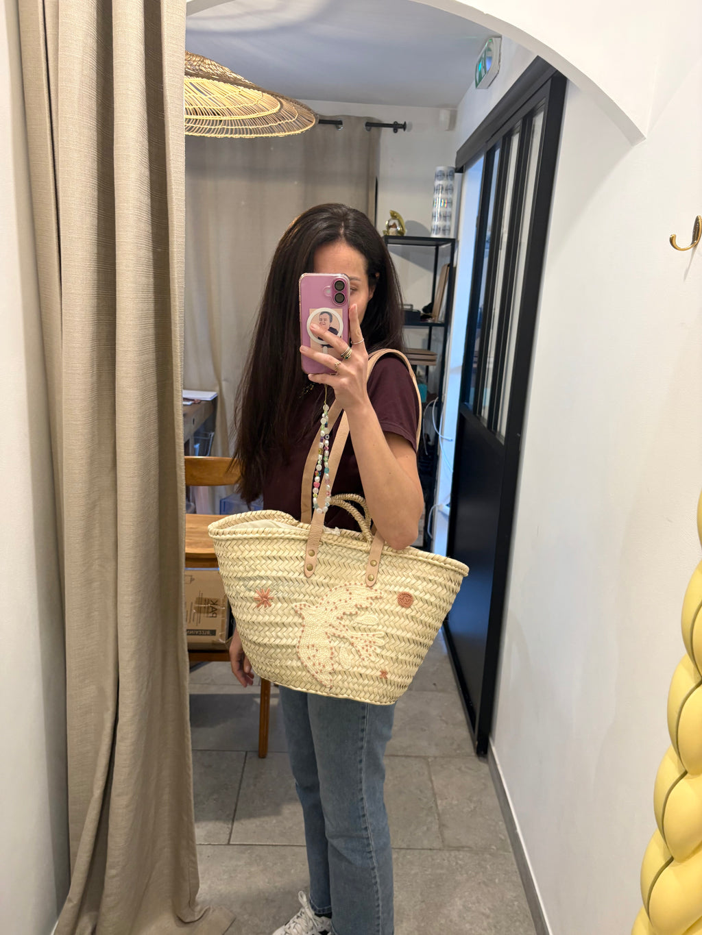 Panier Paloma - Rose