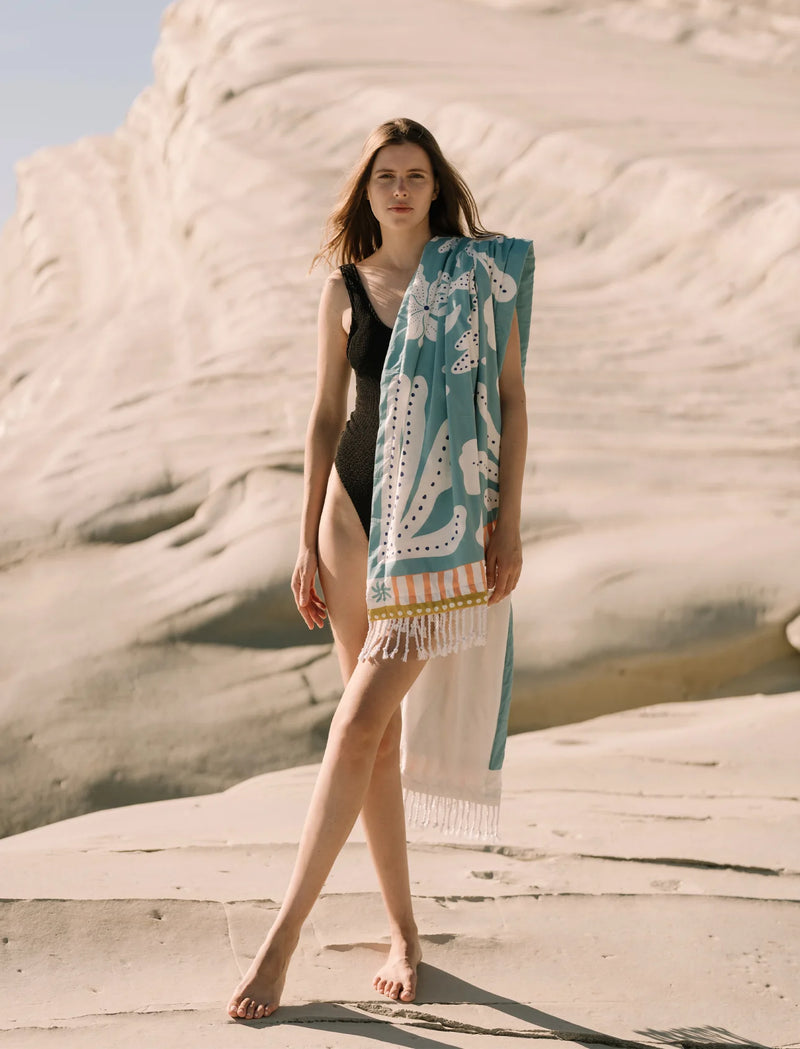 Fouta Colombe - Bleu