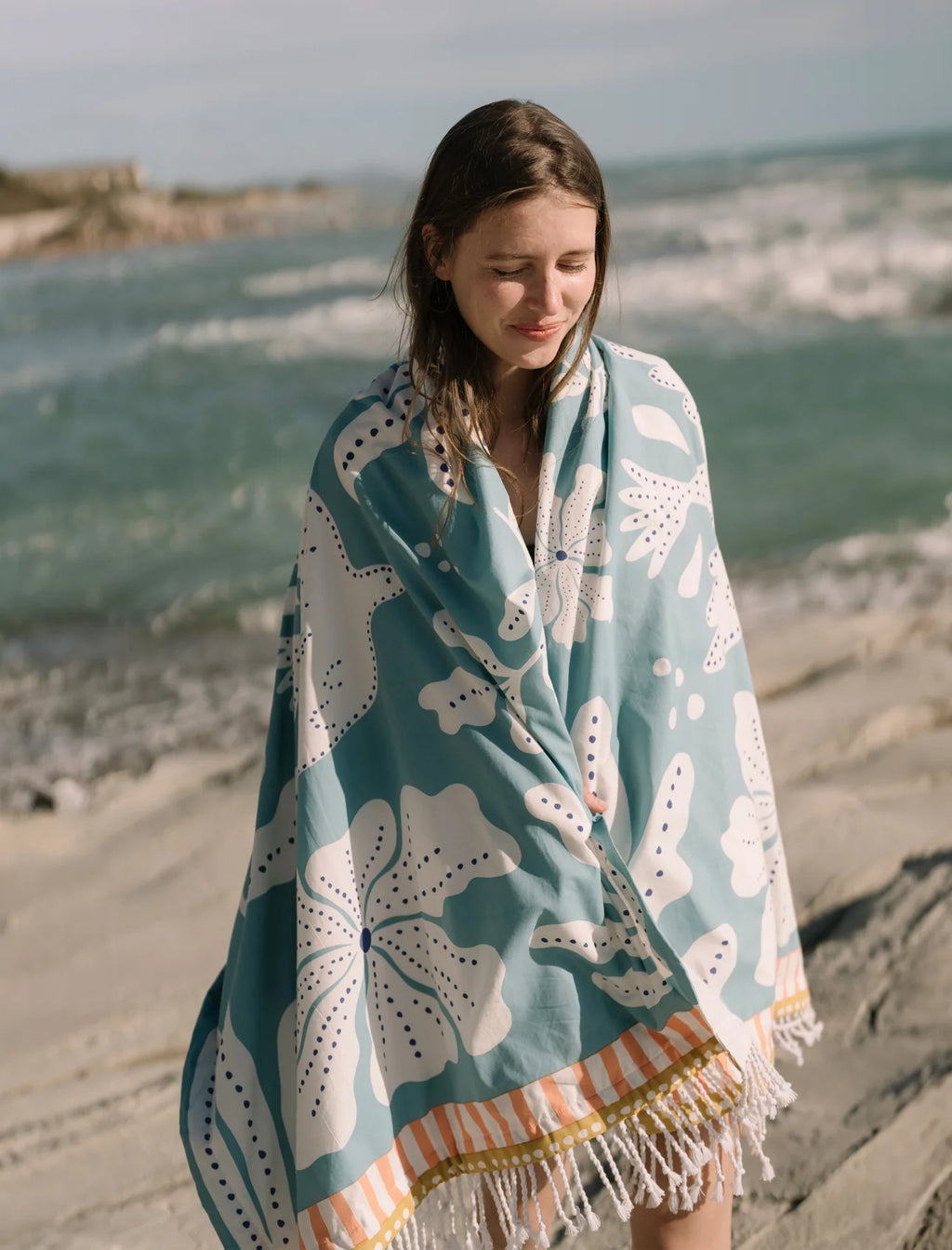 Fouta Colombe - Bleu