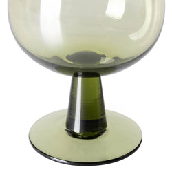 Verres à eau, set de 4, vert olive