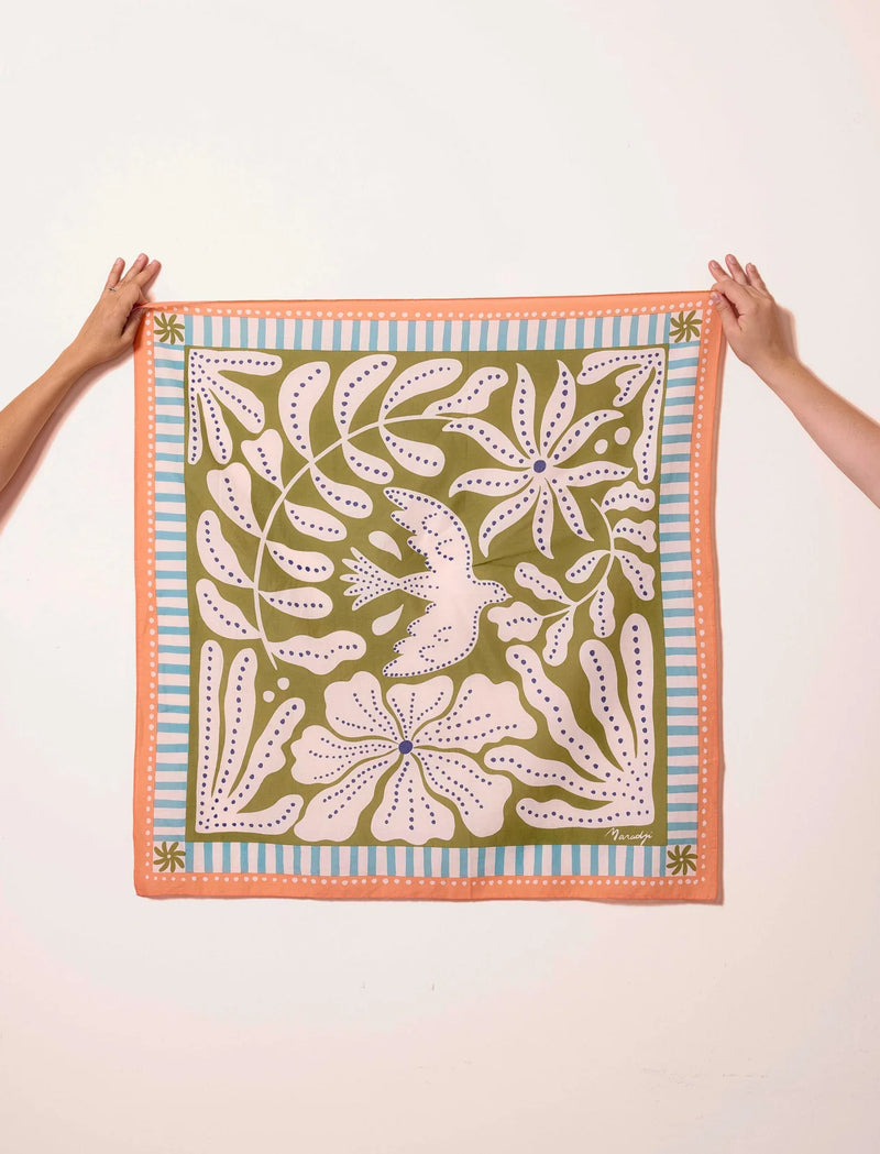 Foulard Liberté - Olive