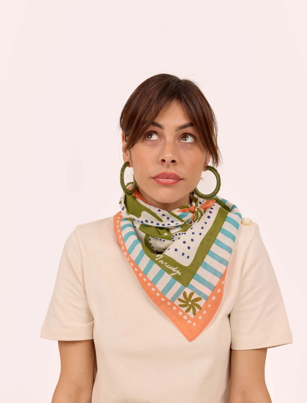 Foulard Liberté - Olive