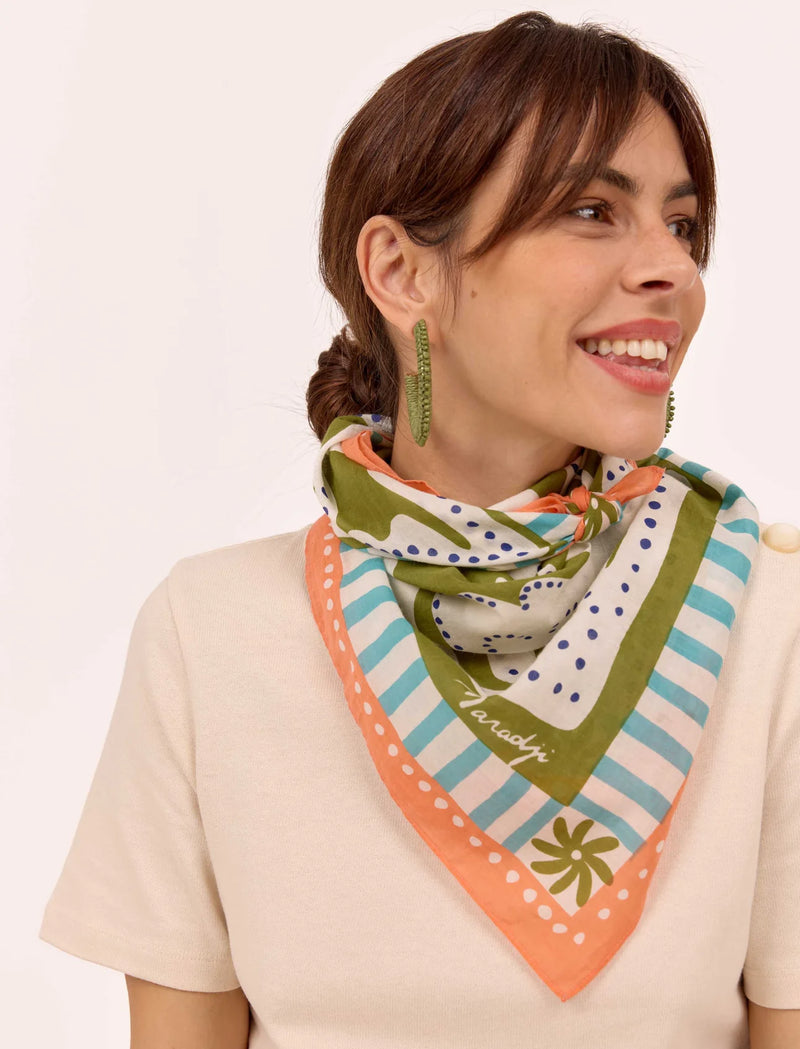 Foulard Liberté - Olive