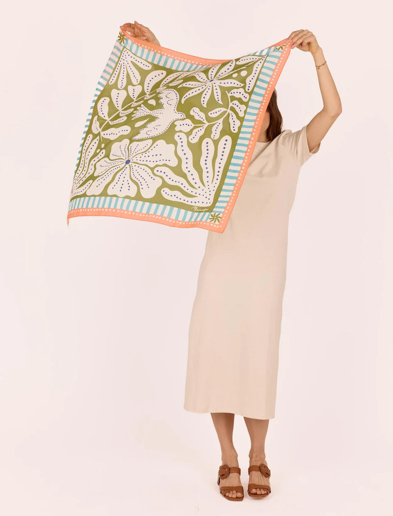 Foulard Liberté - Olive