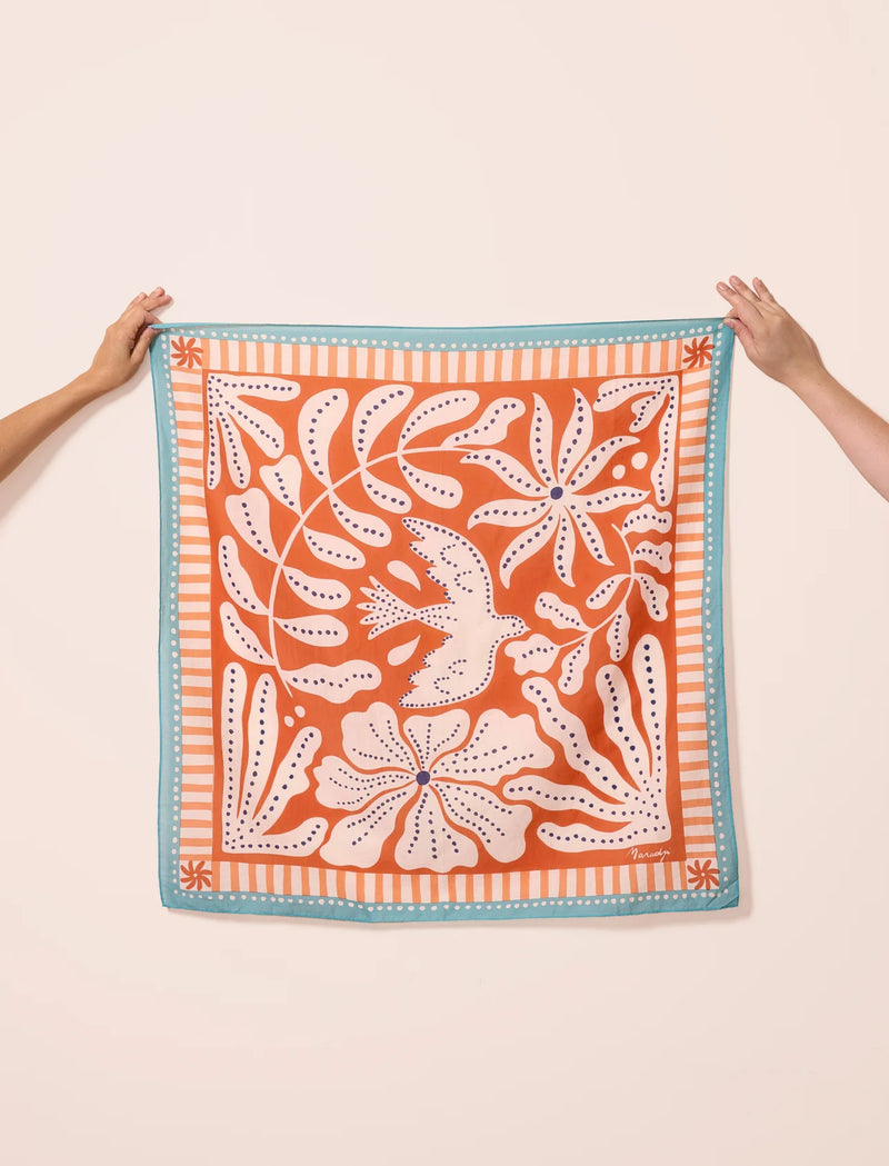 Foulard Liberté - Terracotta