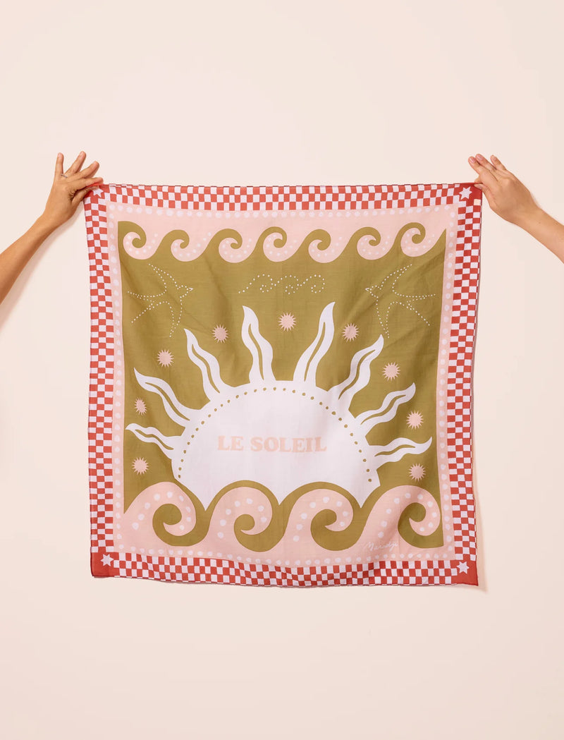 Foulard Solarium - Kaki