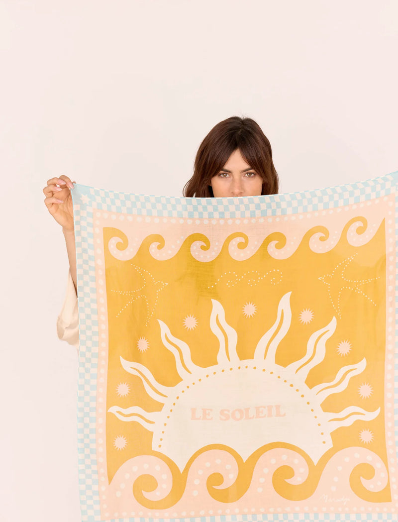 Foulard Solarium - Ocre