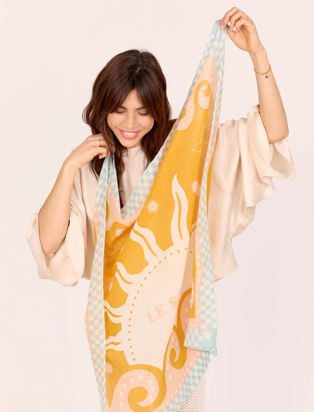 Foulard Solarium - Ocre