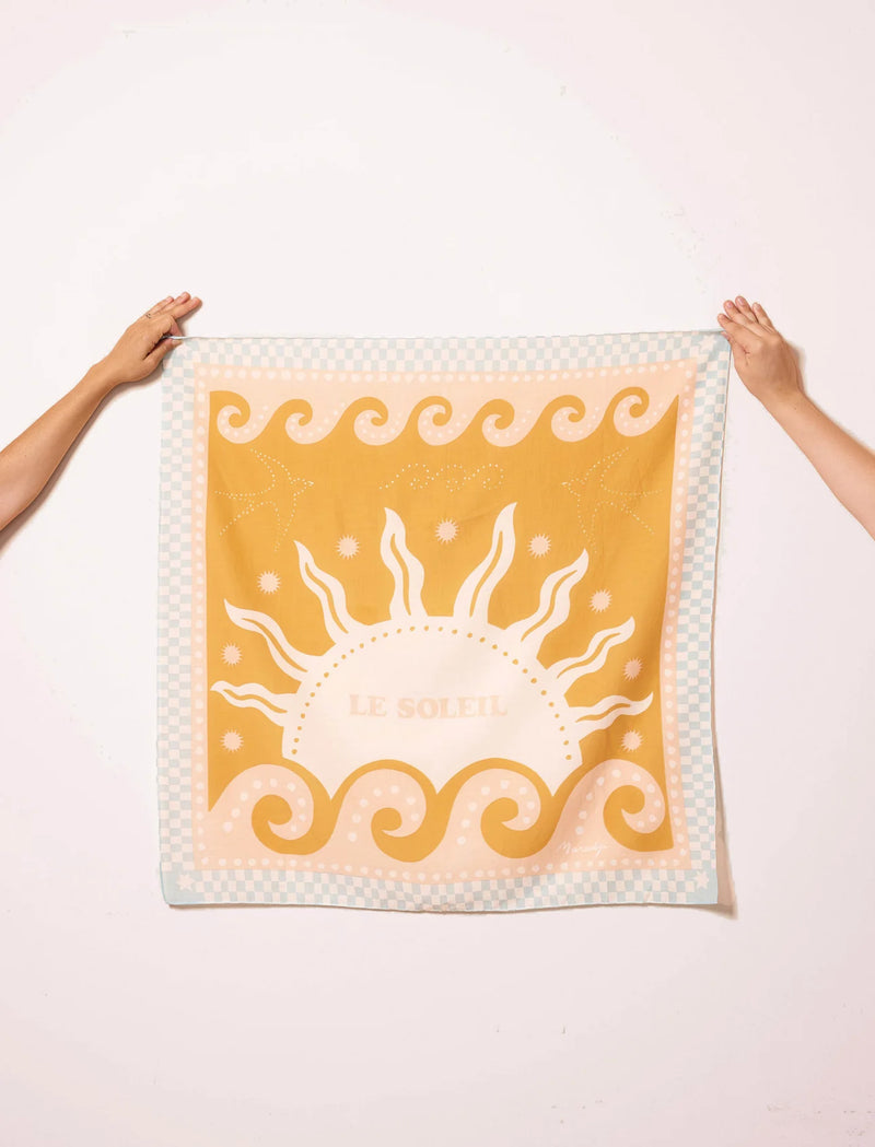 Foulard Solarium - Ocre